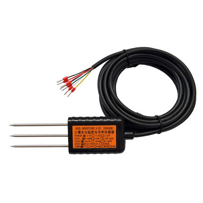 OEM Agriculture 4-20mA 0-5V 0-2V 0-3.3V RS485 Output Soil Moisture EC Temperature Sensor